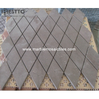 Grey Basalt Rhombus Mosaic Online