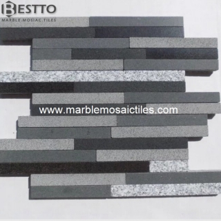 Basalt mixed with Granite Mosaic Suppliers