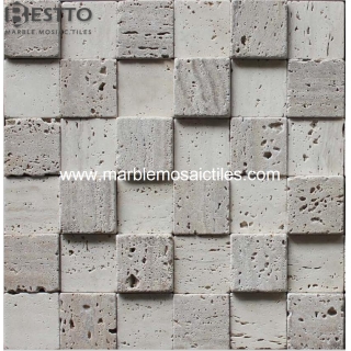 Travertine Square Mosaic Tile Suppliers