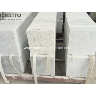 Top Quality White Carrara Polished Tiles 12''x12''