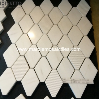 Bianco Dolomiti Octagon Mosaic Tiles Suppliers