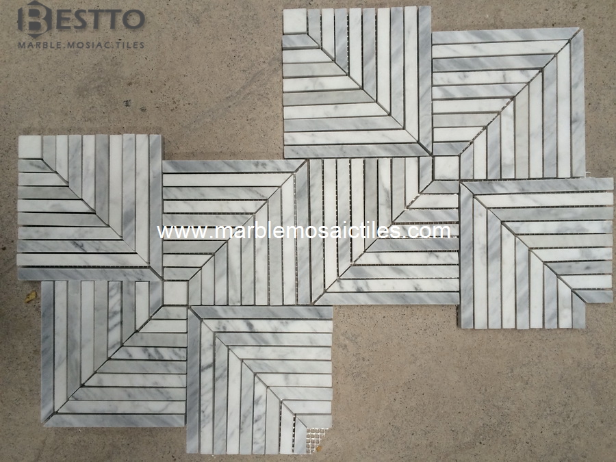 Carrara mosaic new design