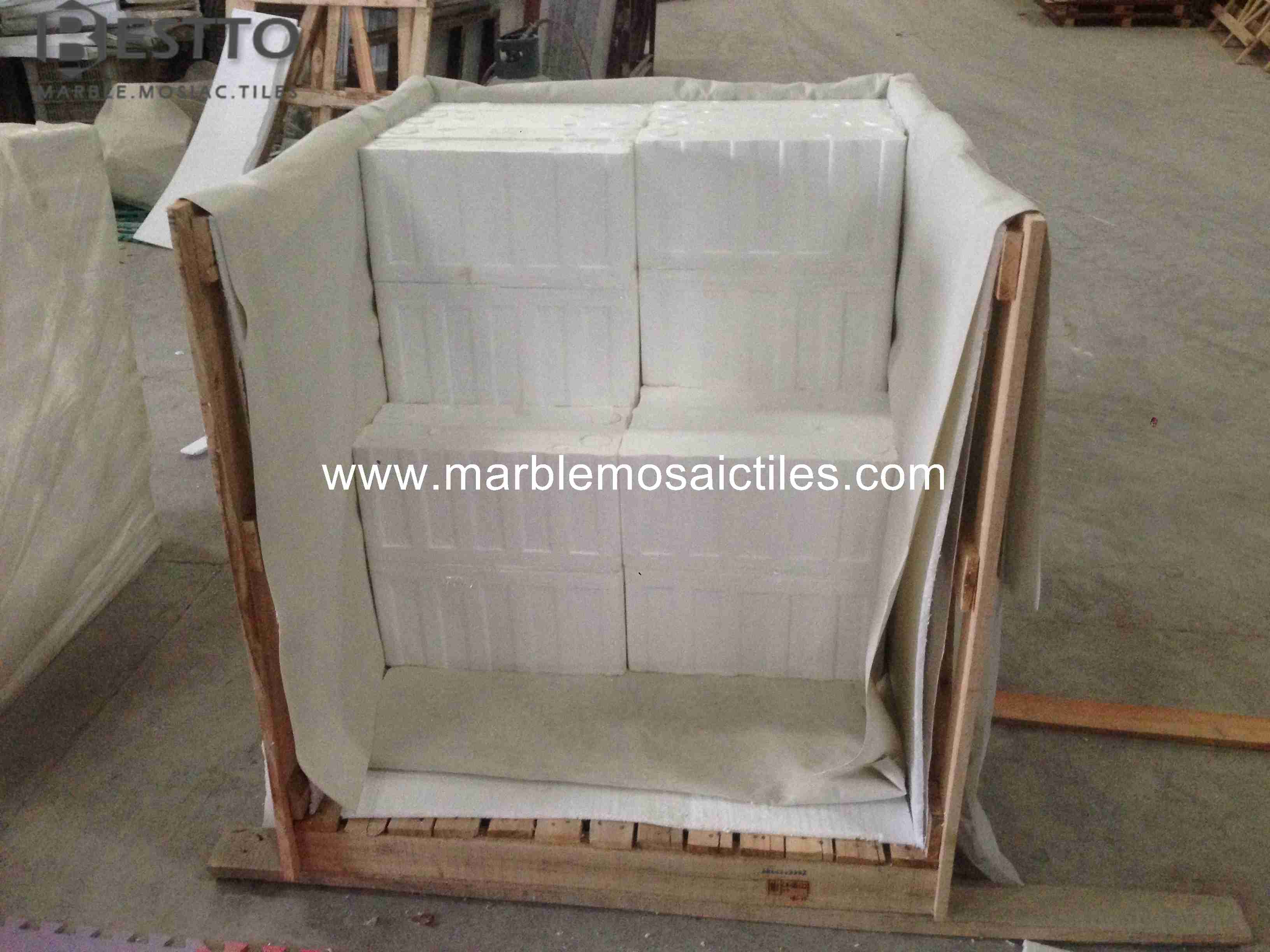 Carrara White Tiles Packing