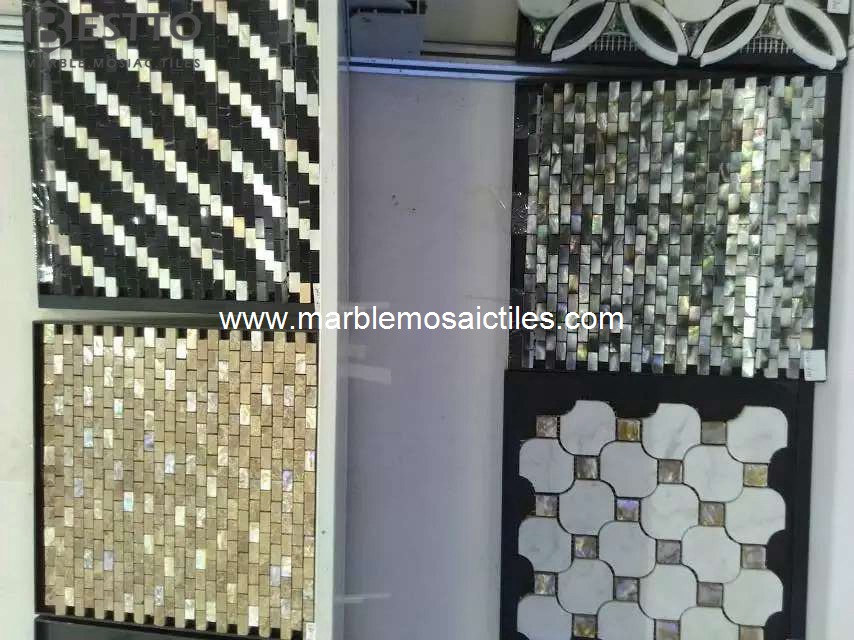 Marble and shell Mosaic