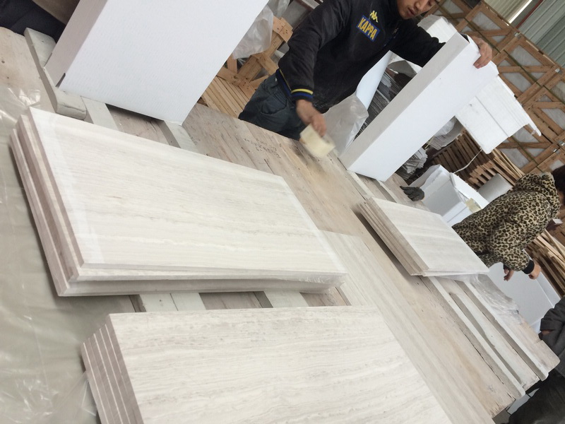 White Wood Tiles