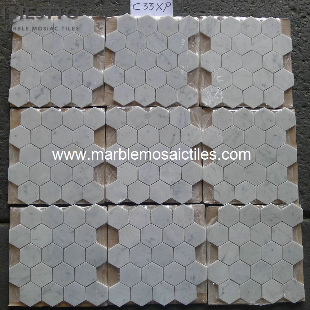 Hexagon mosaic packing