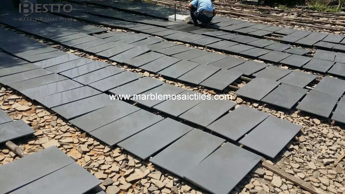 Grey Basalt Polished Tile