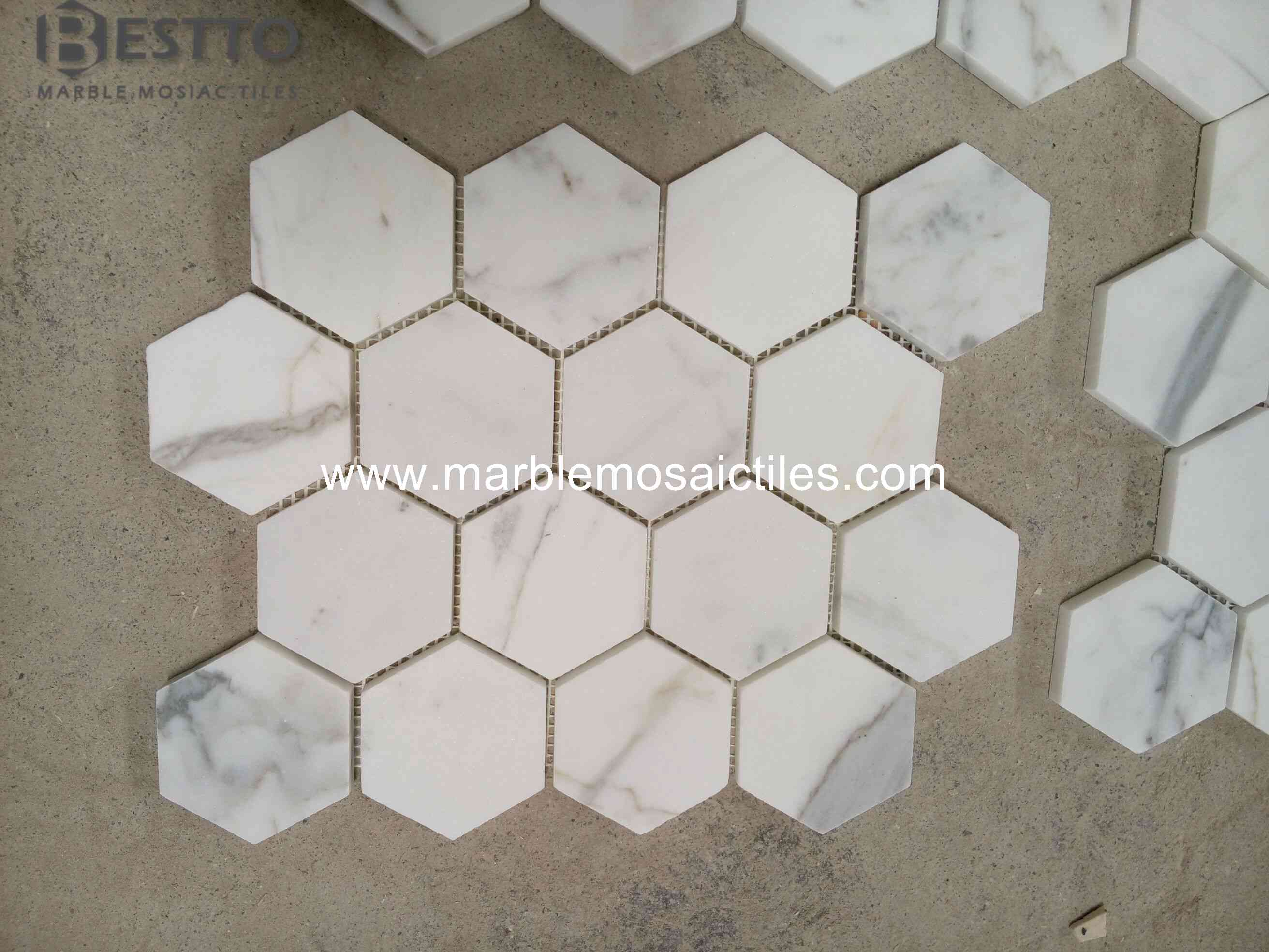 Calacatta Hexagon mosaic