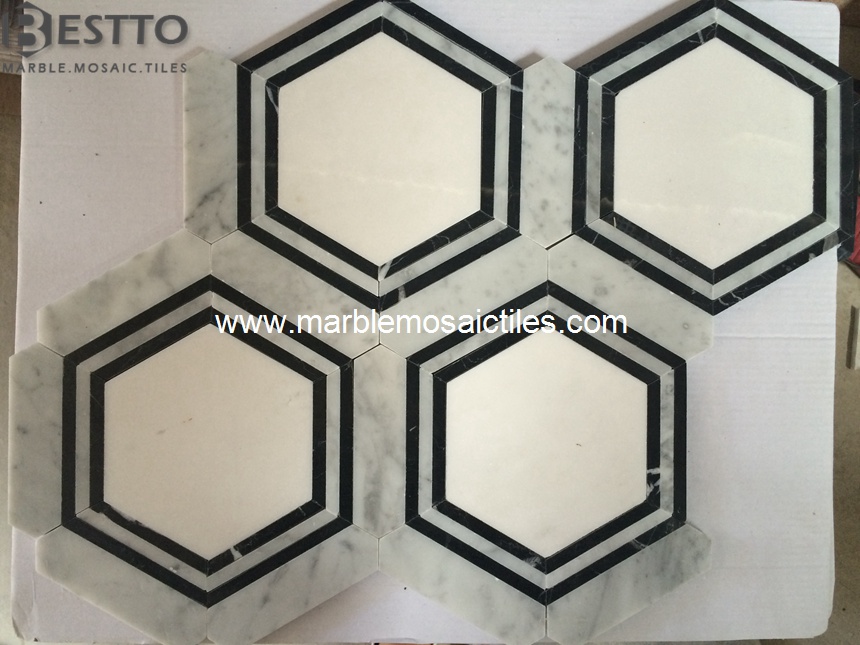 New Hexagon mosaic tile