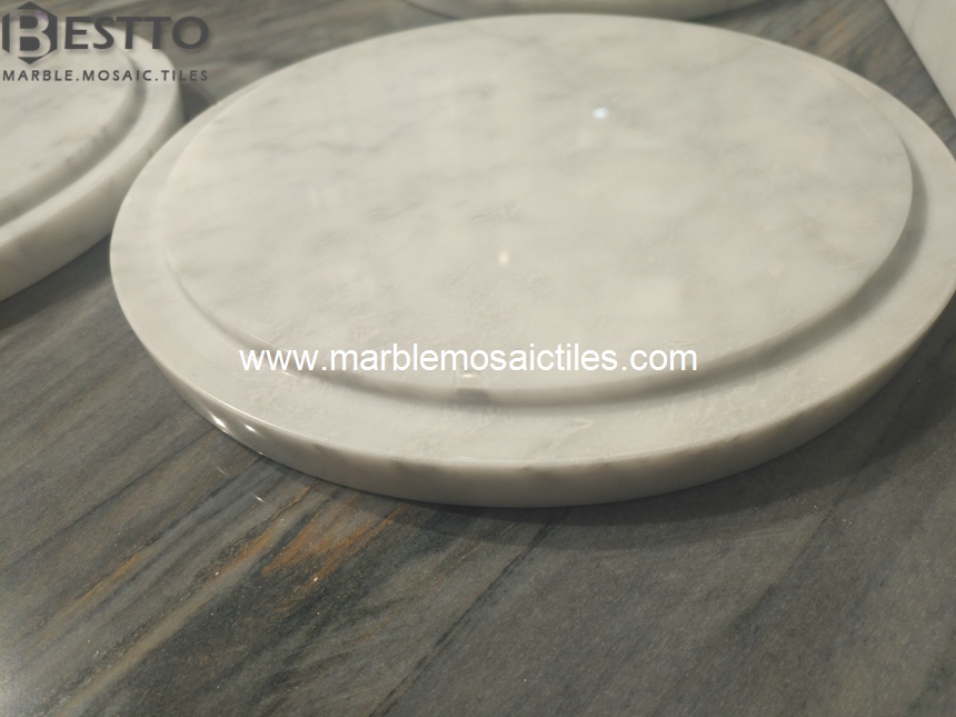 White Carrara Tray