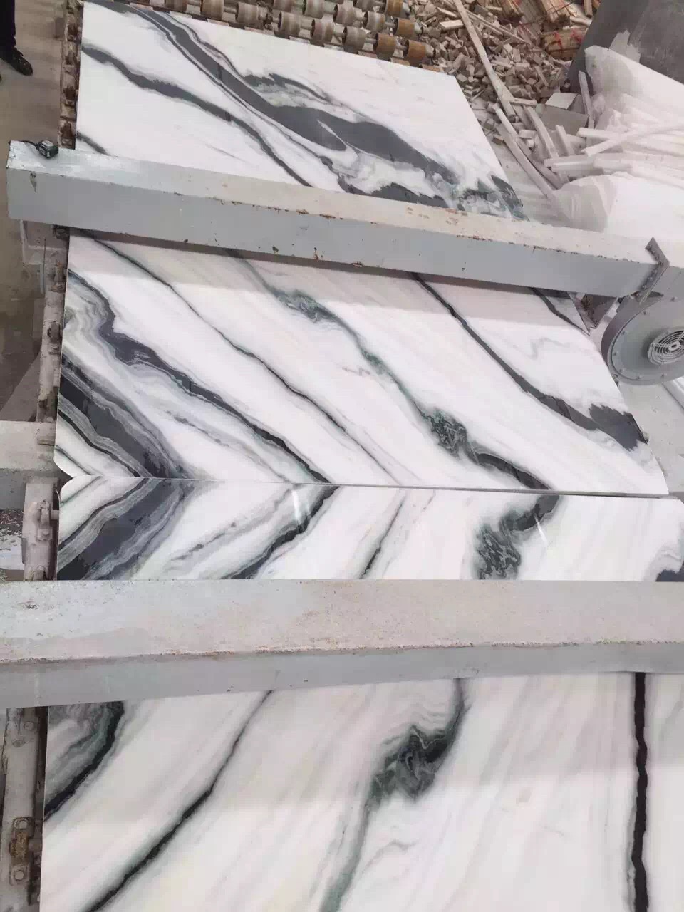 Panda White Marble Slabs 