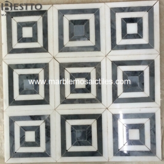 royal white mosaic tiles