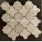 Four Leaf Clover Carrara white Mosaic