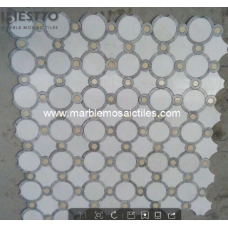 Marble Waterjet Mosaic Tiles