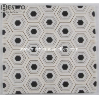 Hot Sale Hexagonal waterjet mosaic