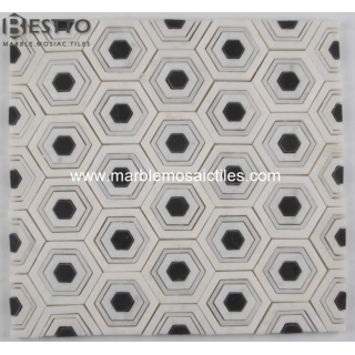 Hexagonal waterjet mosaic Suppliers