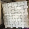 Carrara White Basketweave mosaic