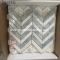 White Carrara Chevron Mosaic