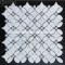 Thassos White Flower Mosaic Tile