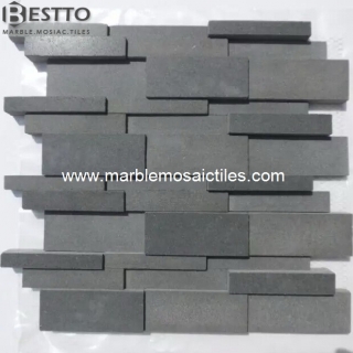 Grey Basalt 3D Mosaic Suppliers