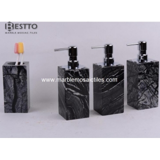 Tree Black marble bathroom sets Suppliers