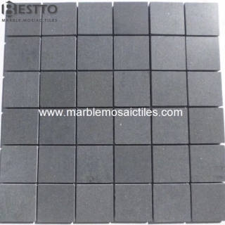 Honed Square Basalt Mosaic Online