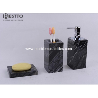 Tree Black marble bathroom sets Suppliers