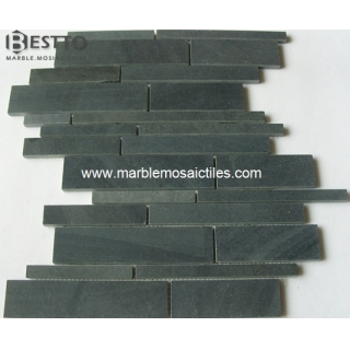 Grey Basalt Linar Mosaic Tile Suppliers
