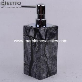 Top Quality Tree Black marble soap dispenser