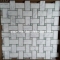 Carrara White Basketweave mosaic