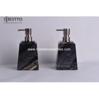 Tree Black marble soap dispenser Suppliers