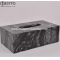 Tree Black Wood marble Tissue Box