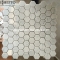 Carrara Hexagon Mosaic 1''