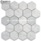 Carrara Hexagon Mosaic 3''