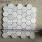 Carrara Hexagon Mosaic 2''