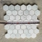 Carrara Hexagon Mosaic 2''