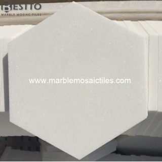 top Thassos White Hexagon Tiles online