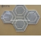 Carrara Grey Hexagonal Mosaic