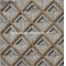 3D square Travertine Mosaic Tile