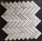 Calacatta Herringbone Mosaic Tile