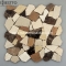Marble Crazy mix tumbled mosaic tile