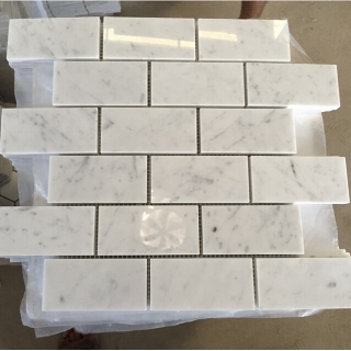 White Carrara Subway Mosaic Tile Suppliers