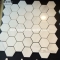 Bianco Dolomiti Hexagon Mosaic Tiles
