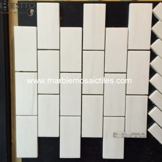 Bianco Dolomiti Subway Mosaic Tiles Online