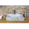 White Carrara Marble bathroom basin