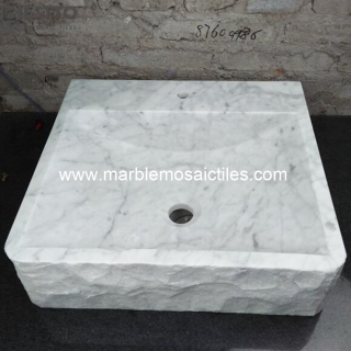 Italy White Carrara Stone Basin Suppliers