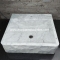 Italy White Carrara Stone Basin