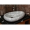 White Carrara Sink