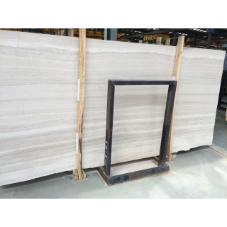 Top Quality China White Wooden Vein Marble