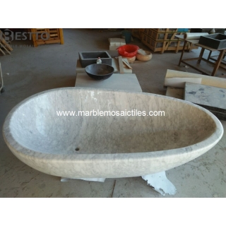 Bianco Carrara Bathtub Suppliers